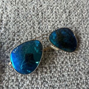Ray Ban blue mirror polarized